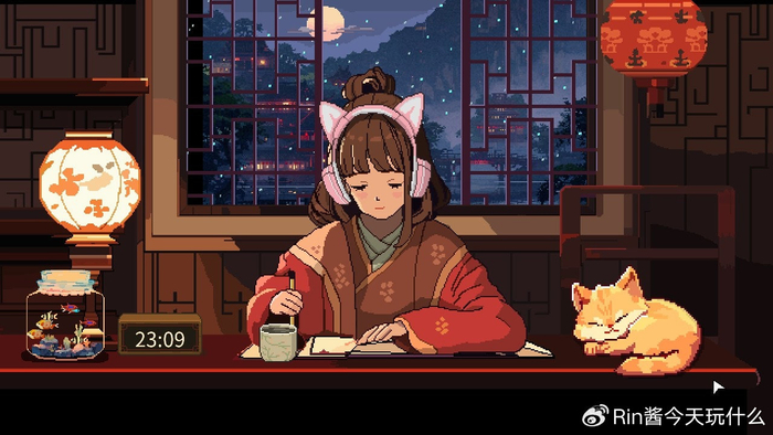 电子女友型陪伴闹钟,适合所有需要在电脑前长期工作的朋友们