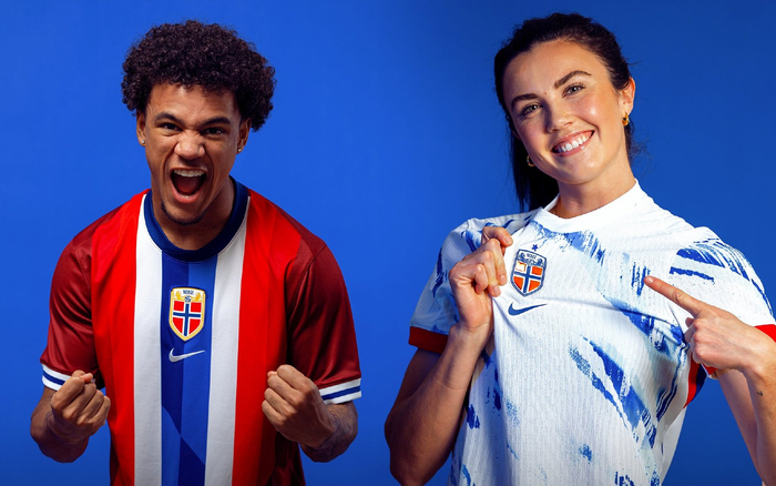 有点好看挪威国家队2024新款球衣厄德高哈兰德领衔