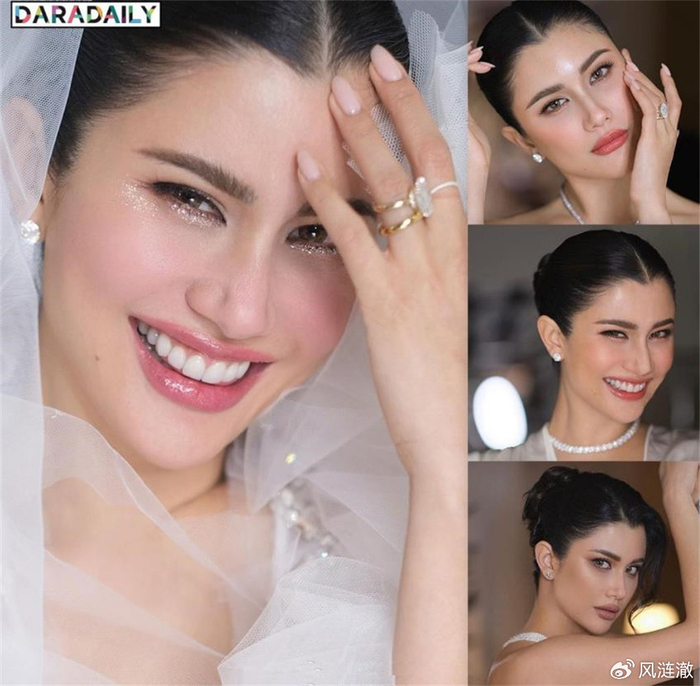 泰国性感女神poo大婚好友chompoo现身婚礼两人昔日差点成妯娌