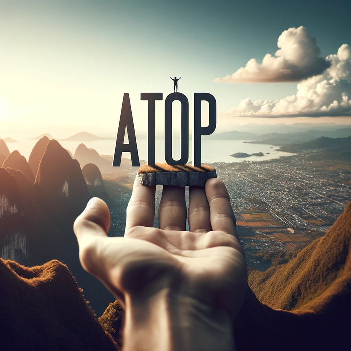 high and making people feel respect"如:the towering walls of the