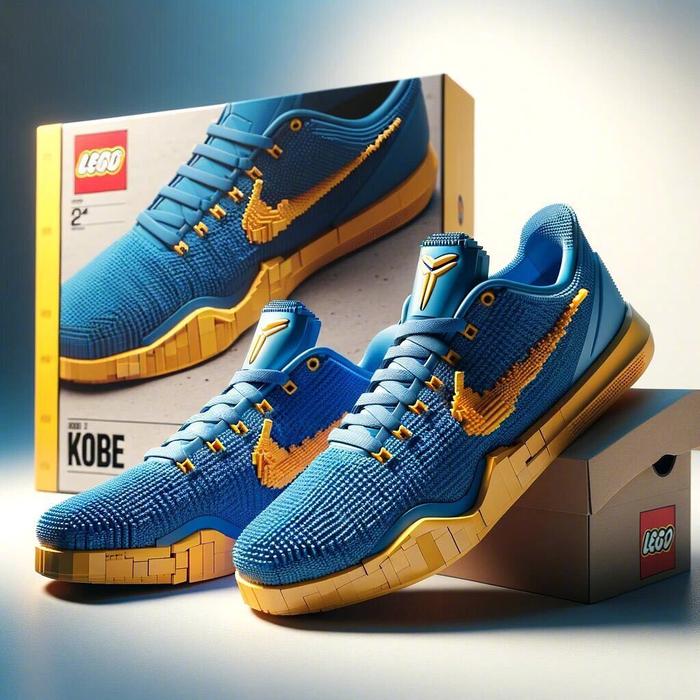 nikekobe主題系列的lego球鞋科比的球鞋顏值在這依舊抗打