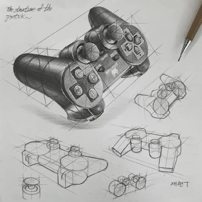 韩国老师绘制素描教程,网友盛赞:学画画的"易筋经"