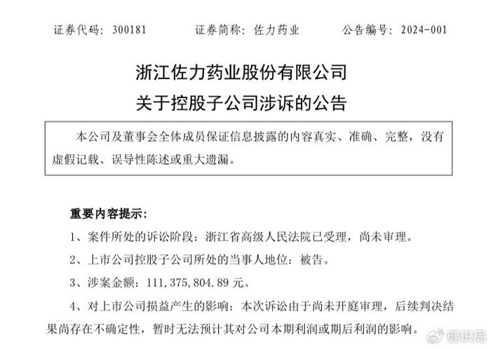 2023年8月,佐力藥業發佈半年報時披露:百令膠囊按同名同方藥已完成