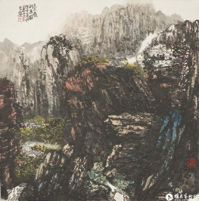 西安美院国画系主任张之光精品花鸟画作品欣赏_新浪新闻