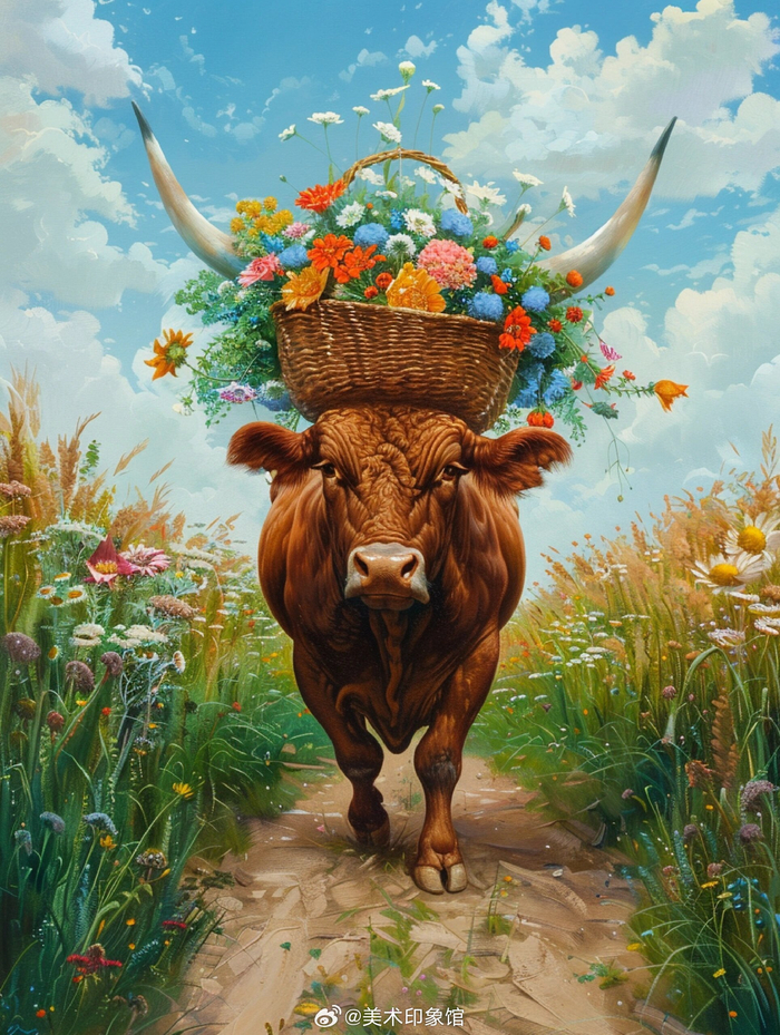 牛气冲天不要辜负春天