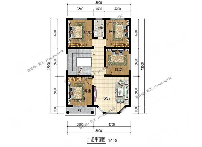6款三层农村别墅,开间8米90平的宅基地,盖出百万豪宅的气势