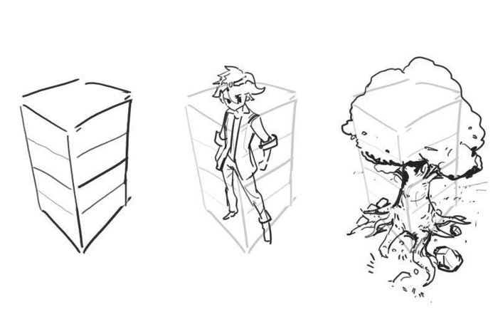 第 1 步:学习使用矩形消失点的透视图