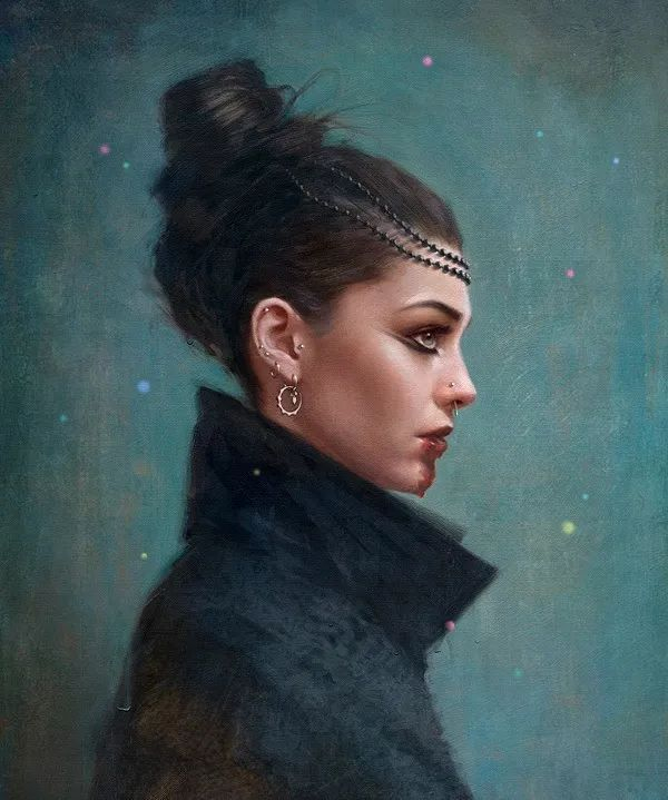 诡异又迷人,这组哥特风的美女画作,让人一眼就爱上了|哥特|画作|插画