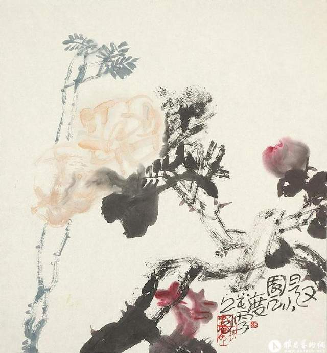 西安美院国画系主任张之光精品花鸟画作品欣赏_新浪新闻