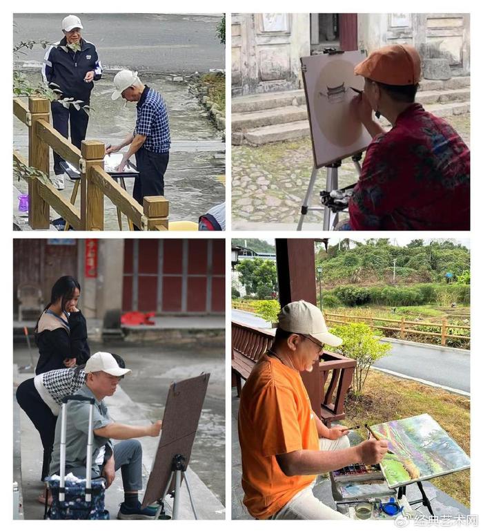 抵達住宿地張弼士故居後,即趕往北塘寫生基地進行參觀