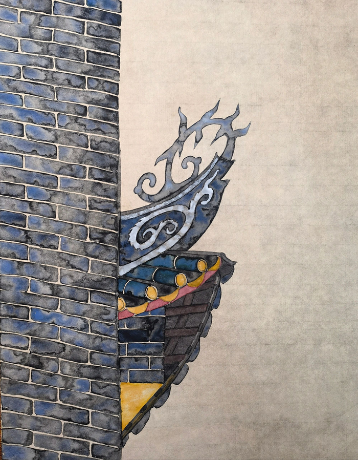 飞檐之美 遇墨青画