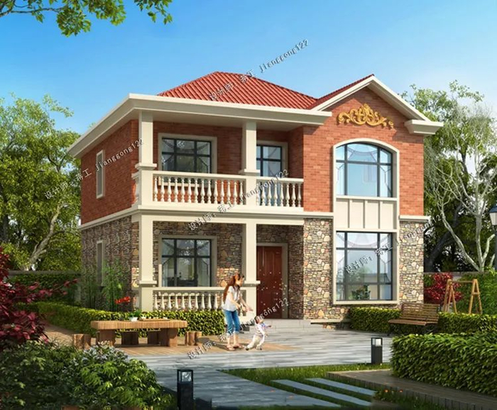 30万建别墅,7款二层小户型农村别墅,通通只要25万|别墅|结构类型|砖混