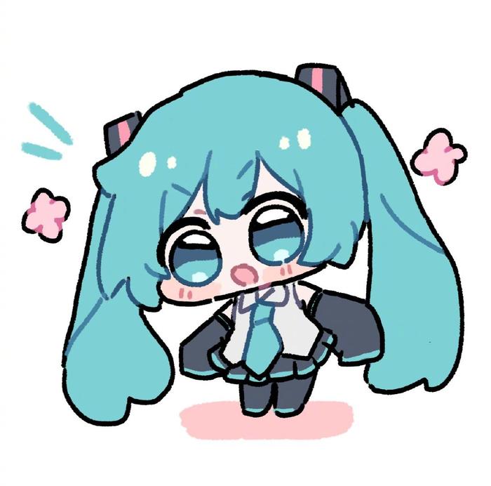 初音头像可爱q版图片