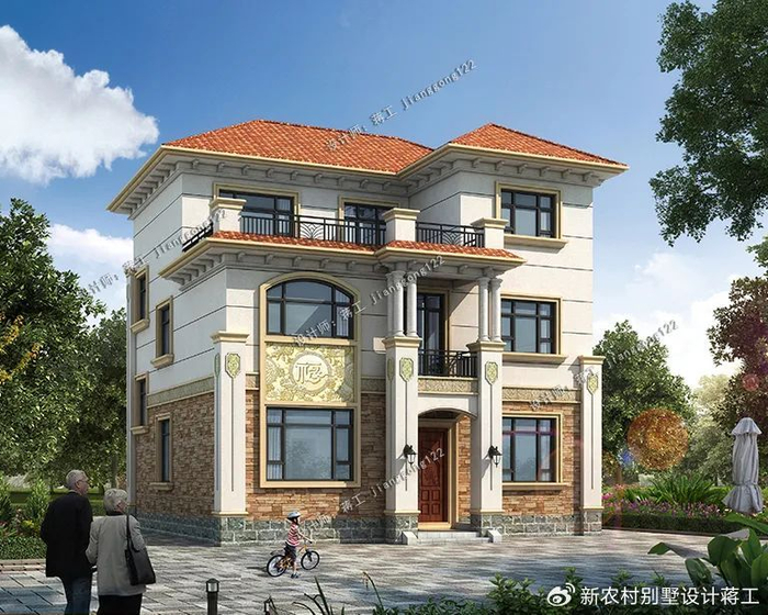 建房路漫漫,3款欧式风三层农村别墅,带给你建房的灵感|建房|别墅|农村