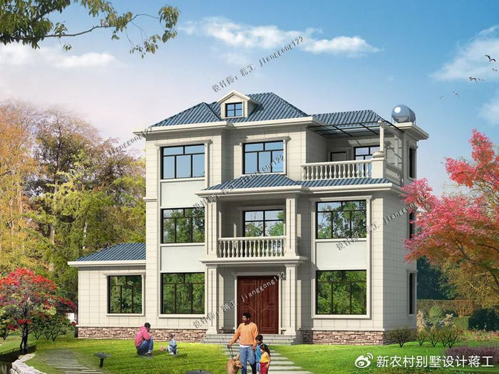 4款小户型三层农村别墅,造价20万左右,比建二层都便宜|别墅|造价|农村