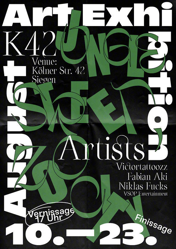 字体创意排版的海报设计欣赏bymarietherese