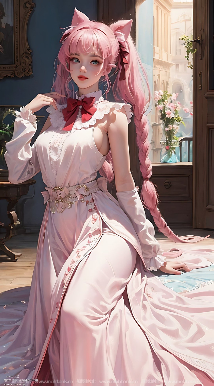 红色系现代美女ai绘画图集动漫卡通二次元手机电脑高清壁纸|二次元