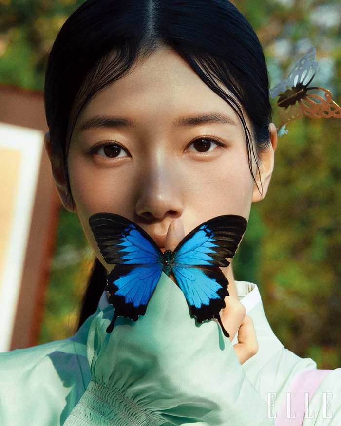 裴秀智xelle韩版1月刊封面大片身着韩服四度登封韩版elle