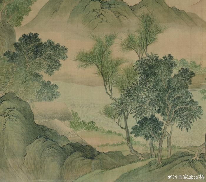清代恽寿平湖山春暖图卷