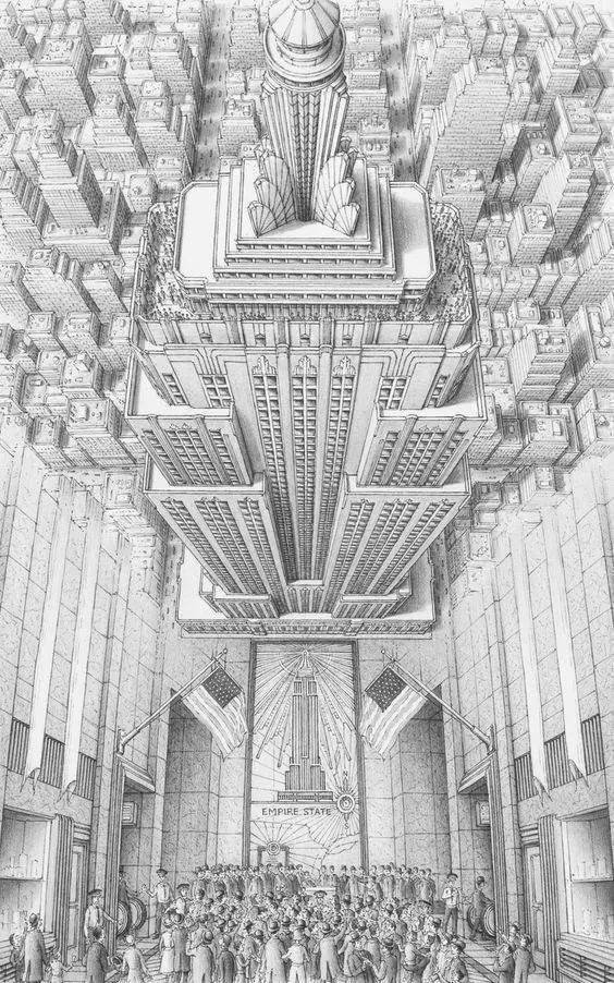 极致细节建筑手绘