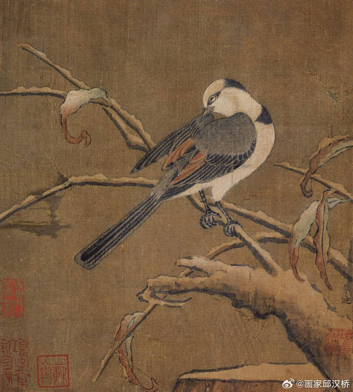 南宋画家李迪(款)花鸟画__财经头条