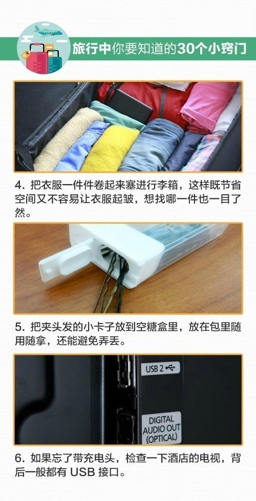 出门旅行的30个小窍门，马住收藏！__财经头条__新浪财经