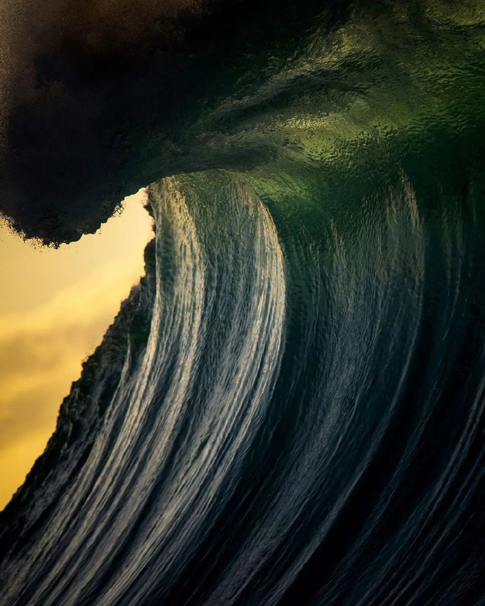震撼人心的海浪摄影,呈现水与光的舞蹈,让人叹为观止