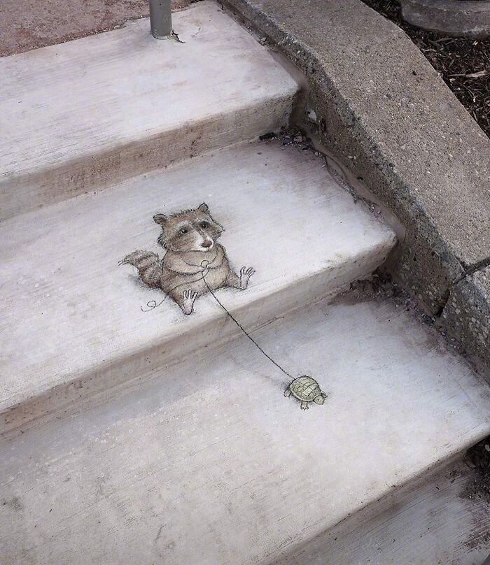 艺术家 david zinn 街头涂鸦作品 | zinnart.com