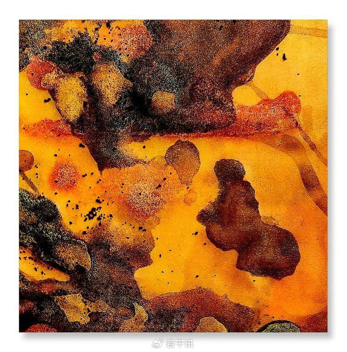 中国咖啡画创始人杨建赤谈怎样欣赏咖啡抽象画