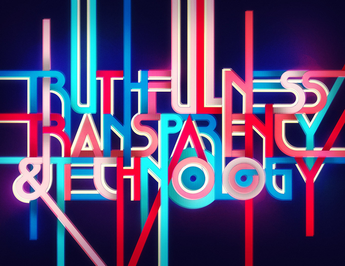 英国 made up 设计工作室的创意立体风字体设计