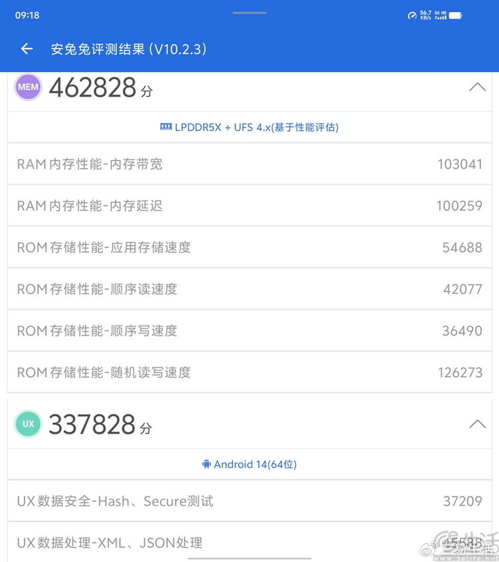 同时,从vivo x fold3 pro的安兔兔ai跑分成绩来看,它确实也达到了榜单