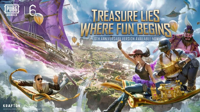 pubgm 6周年版本上线,沙漠4.0上线,p90加强,地铁逃生在3/14开放|传送