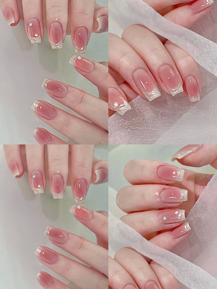 夏日冰透系列美甲布灵布灵美到心里