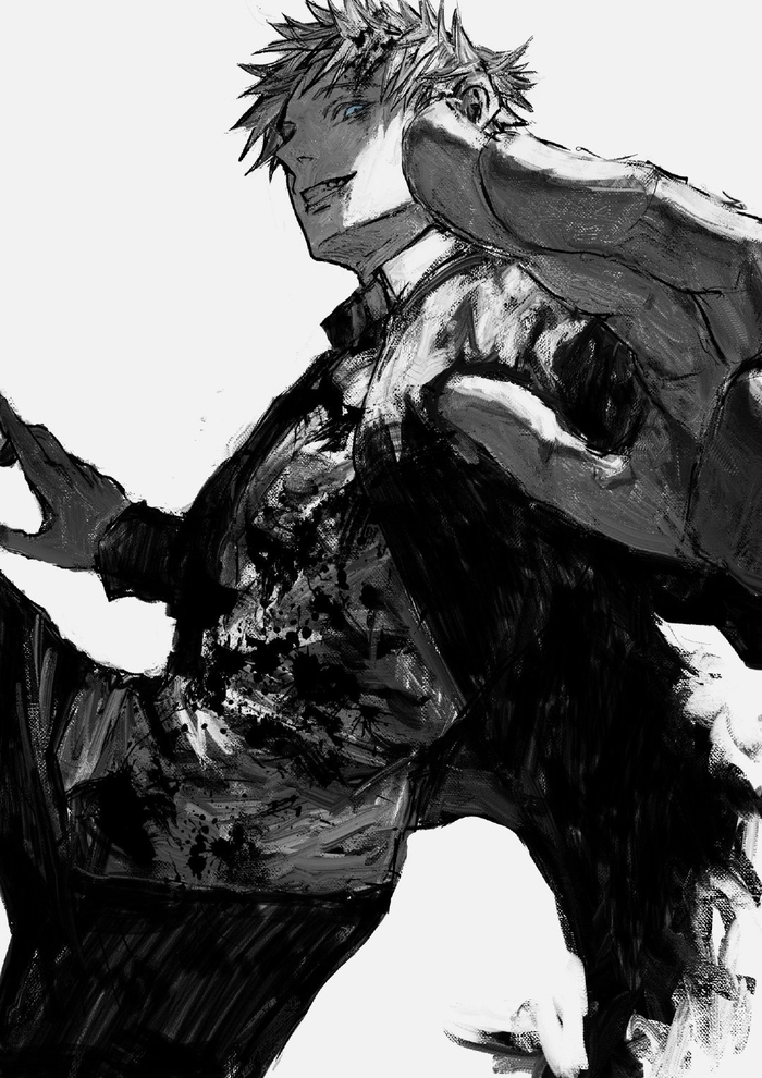 黑白画风太太太帅了 twi:yamada_souko__财经头条