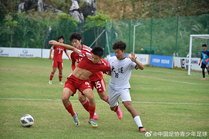 第一届学青会公开组男子足球u18组决赛阶段第四轮精彩瞬间