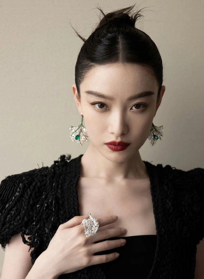 内娱女明星贴头皮造型