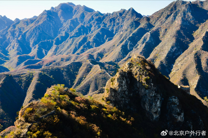 北京古北口卧虎山长城,惊艳了这个秋天!