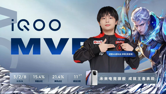 苏州ksg 1:1 成都ag超玩会,第二局mvp为成都ag_钟意 (陈家豪)铠 最后