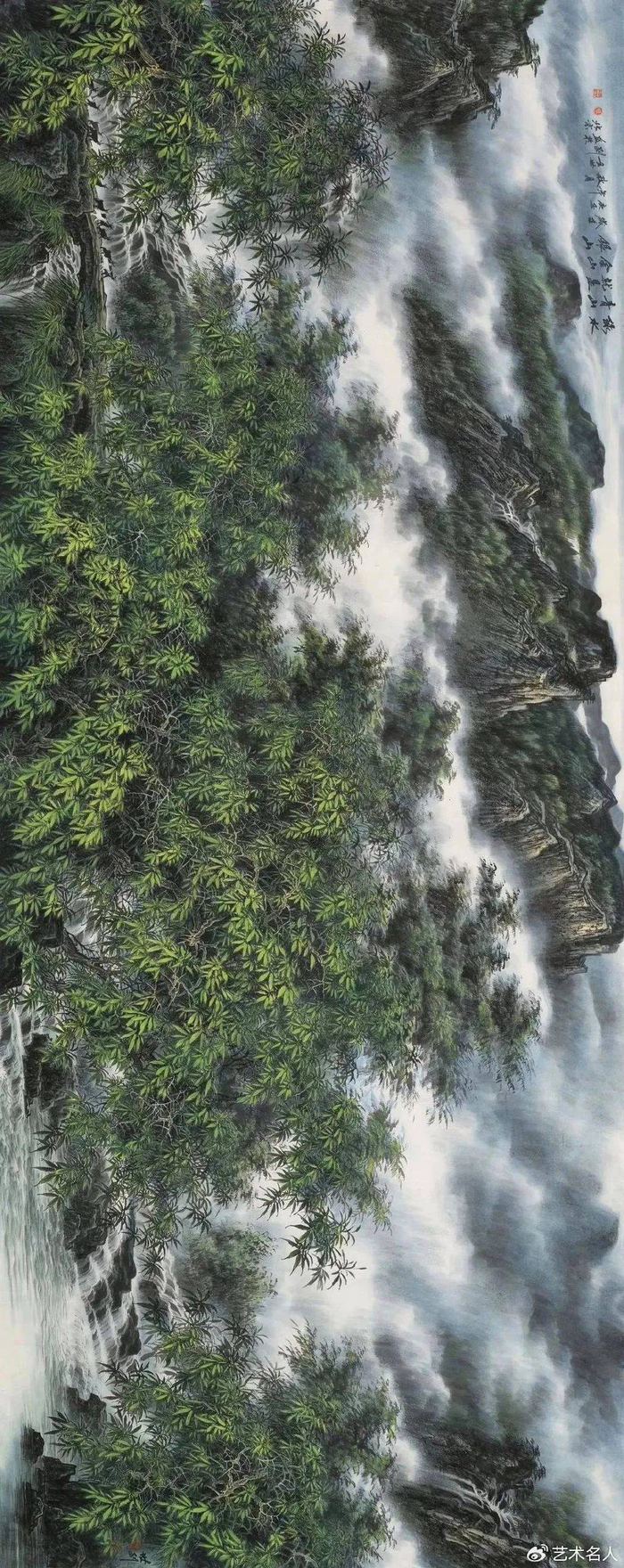 2024当代书画名家3d云展览王世利绘画作品欣赏