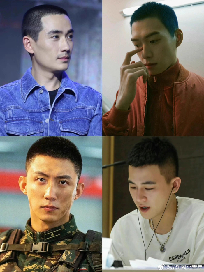 男明星寸头系列真的是最考验颜值的发型之一