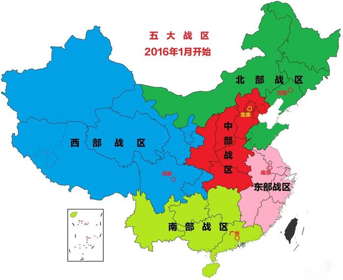 中国5大战区图片