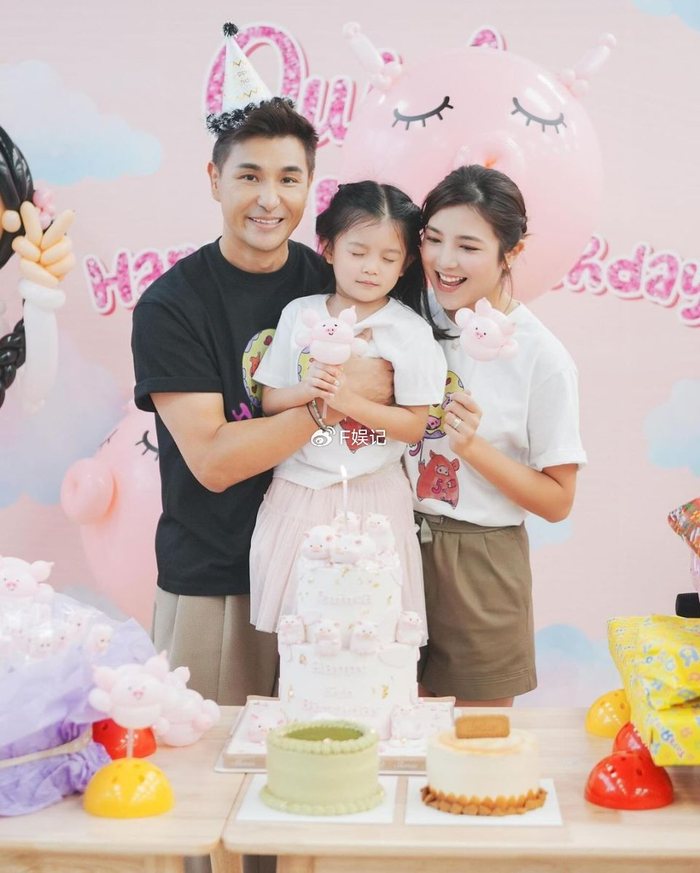 陈展鹏夫妇完成5岁女儿愿望开大型生日派对|陈展鹏|生日派对|单文柔