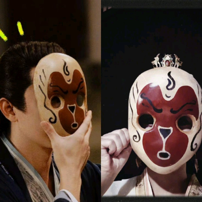 赵丽颖林更新面具情头来了