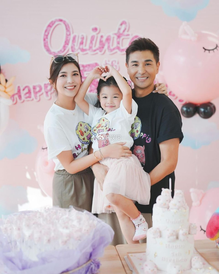 陈展鹏夫妇完成5岁女儿愿望开大型生日派对|陈展鹏|生日派对|单文柔