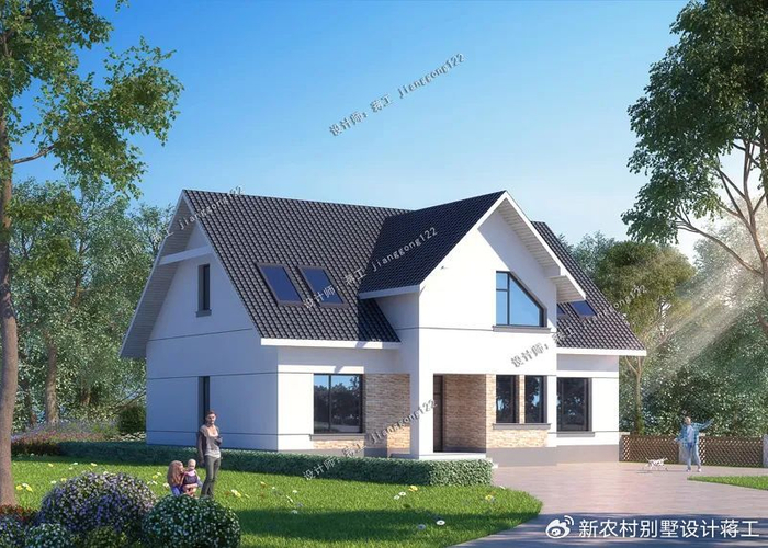 5套一层半别墅设计,充满艺术气息,气势丝毫不逊于高层别墅|别墅|结构