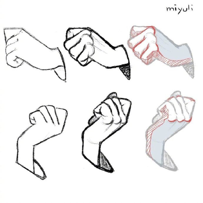 手和脚的绘制练习
