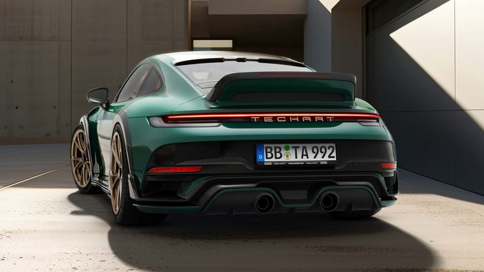 改装商techart推出保时捷992 turbo s升级案例……__财经头条