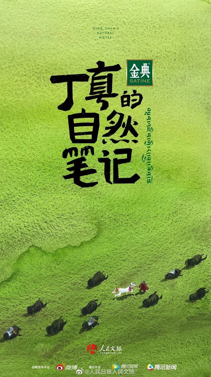 《丁真的自然笔记》的一些海报 回到自然纯粹__财经头条