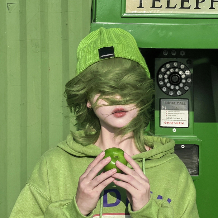 wechat绿色系头像