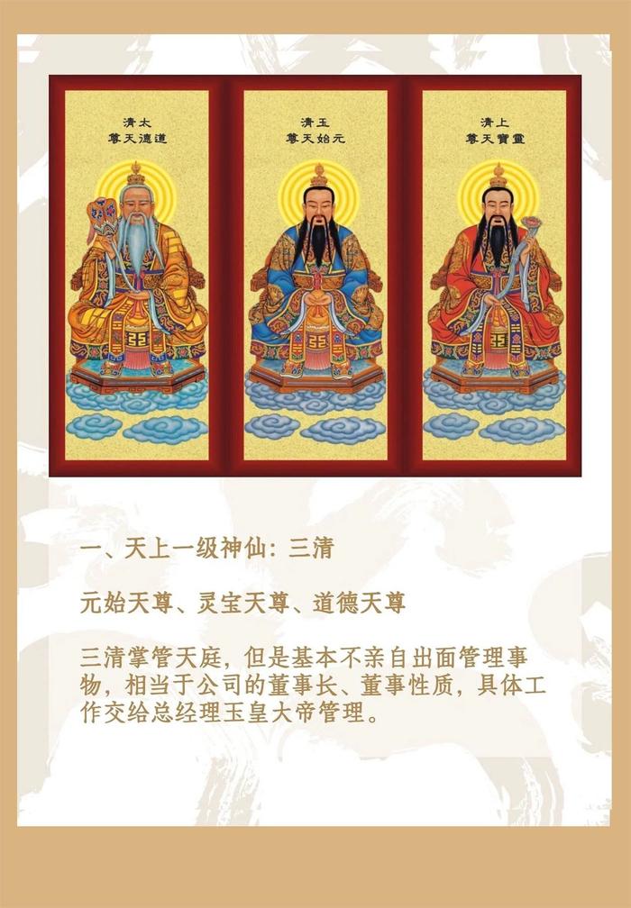 中国重要神仙表图片